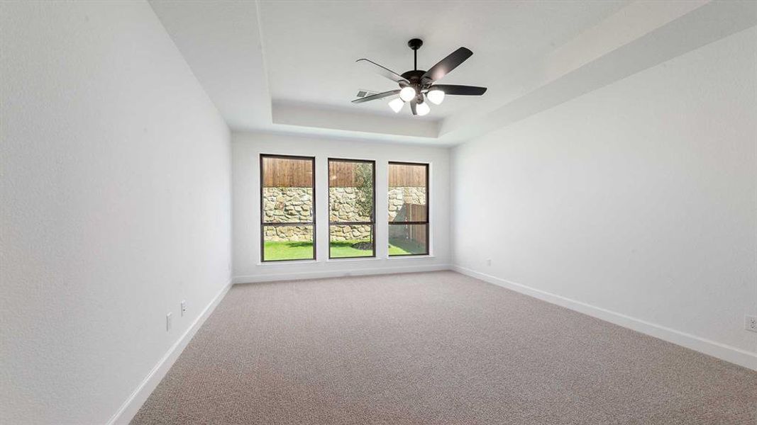 Spacious, unfurnished interior of a new home in The Heights At Uptown Celina 50', Celina (Image 19).