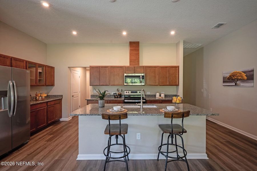 Furnished interior view inside a new home in Edinburgh Village, Jacksonville (Image 51).