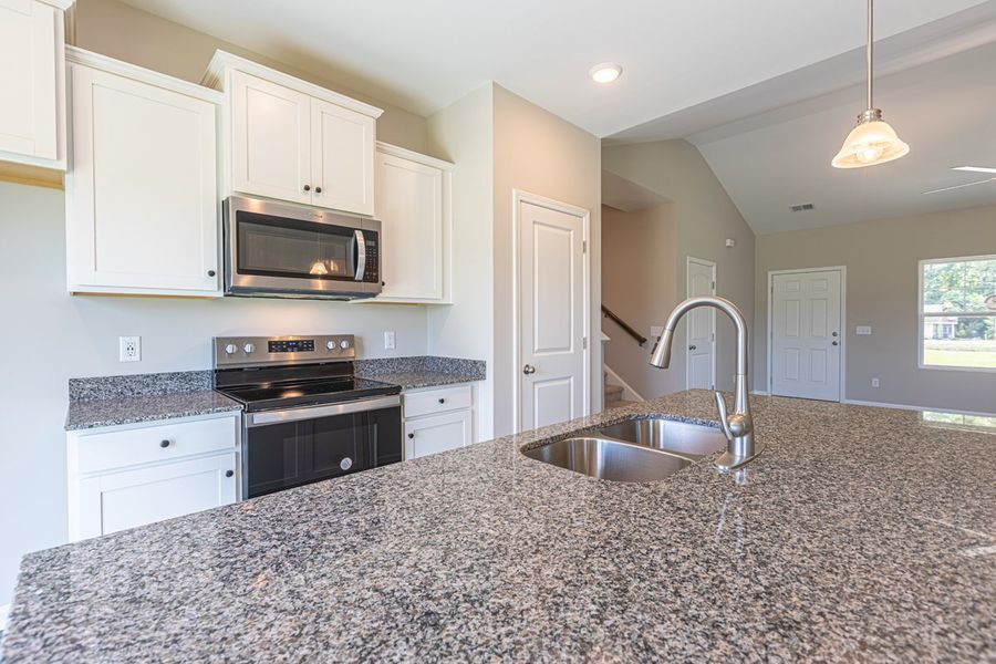 Representative furnished interior of a home built from the Dillon II by Great Southern Homes in Shady Grove, Conway (Image 10).