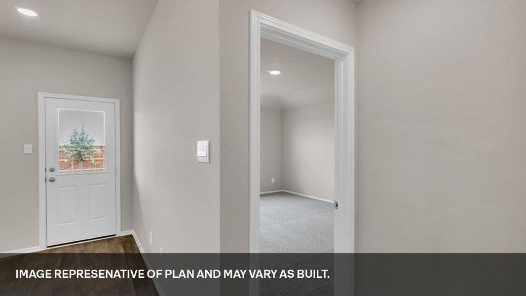 Furnished interior view inside a new home in Prairie Lakes, Buda (Image 5).