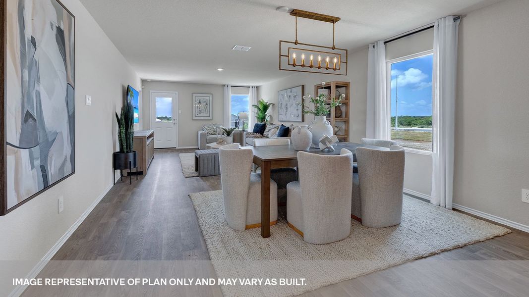 Furnished interior view inside a new home in Sunset Oaks, Maxwell (Image 15).