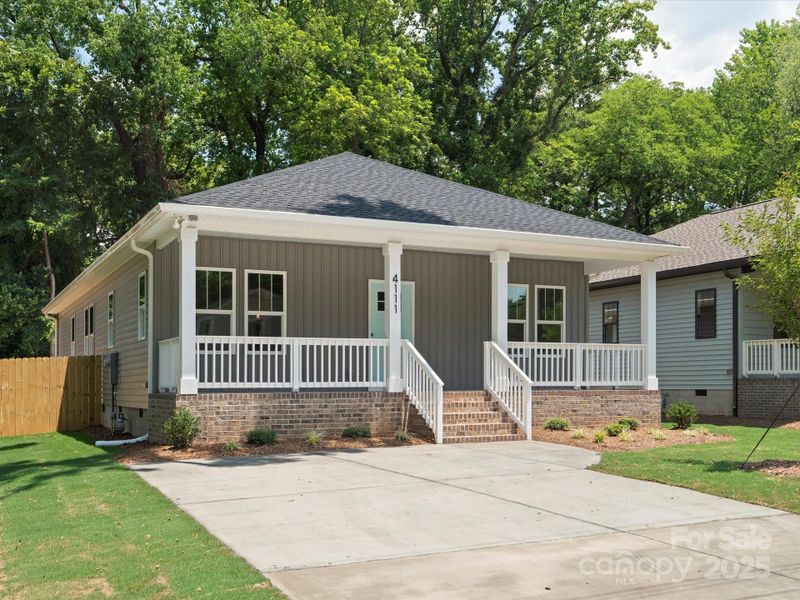 Front exterior of a new home in , Charlotte, NC, highlighting curb appeal (Image 26).