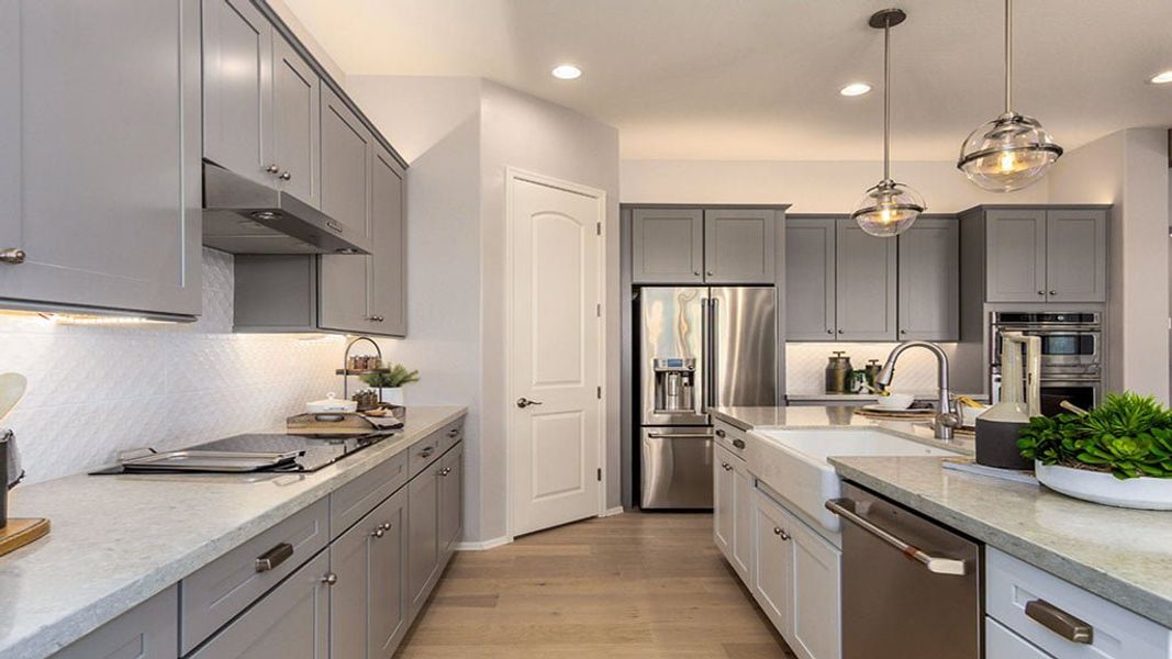 Representative furnished interior of a home built from the 50R3 by Taylor Morrison in Ravenna at Rancho Mercado, Surprise (Image 5).