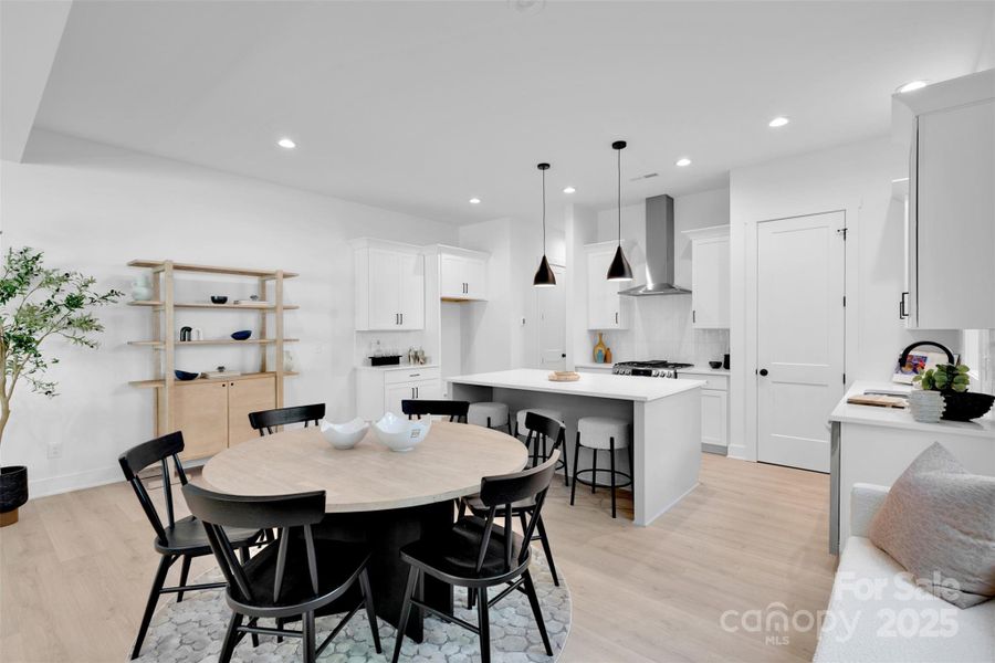 Furnished interior view inside a new home in , Charlotte (Image 10).