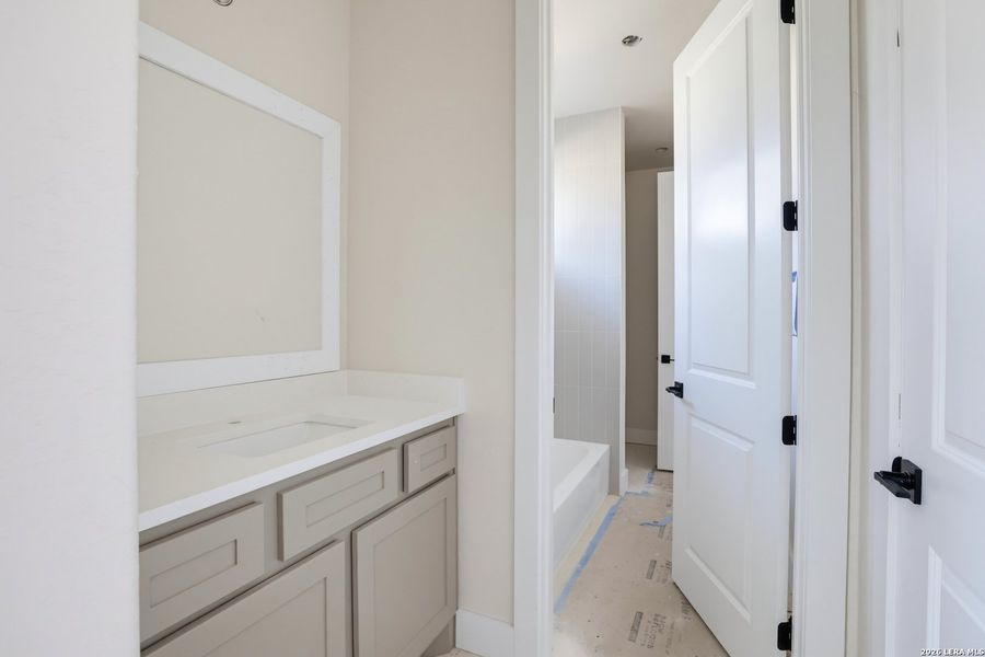 Furnished interior view inside a new home in , New Braunfels (Image 4).