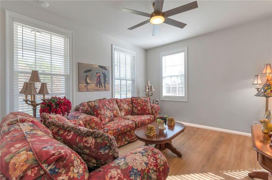 Furnished interior view inside a new home in , Dacula (Image 21).