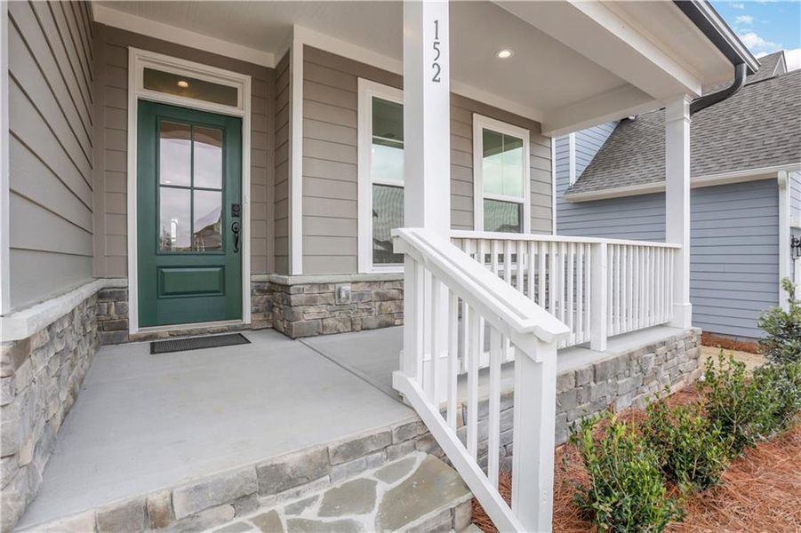 Exterior details and patio area of a home in Twin Lakes, Hoschton (Image 3). Exterior details and patio area of a home in Twin Lakes, Hoschton (Image 3).