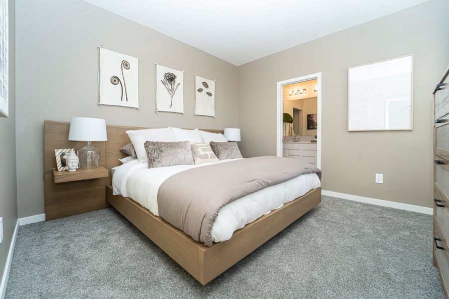 Representative furnished interior of a home built from the Holly by Baessler Homes in Hudson Hills, Hudson (Image 10).