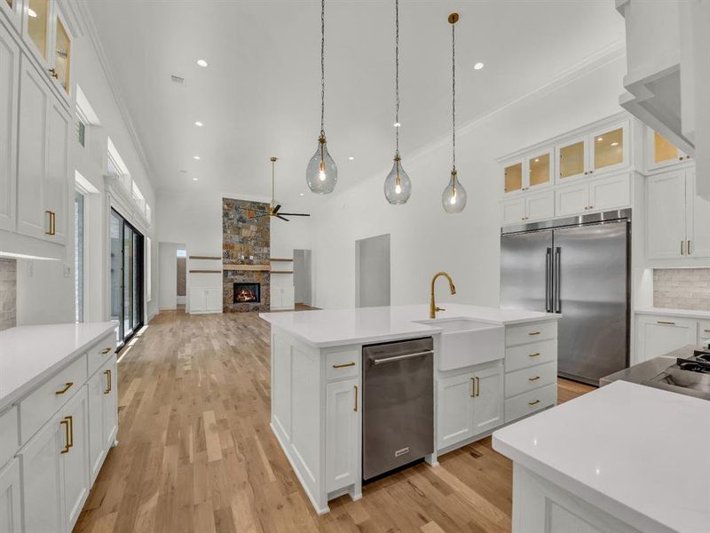 Furnished interior view inside a new home in , Weatherford (Image 11).