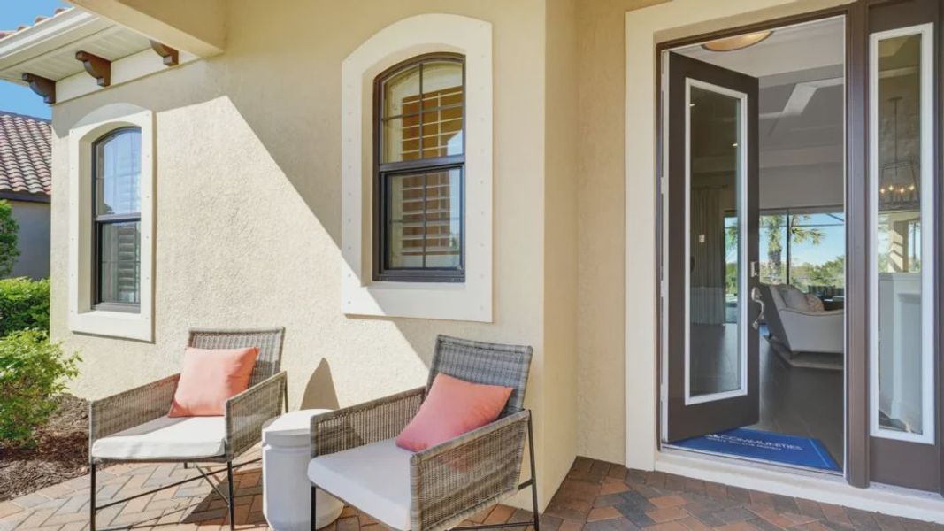 Representative exterior details of a home built from the Sanibel 2 by Neal Communities in Canoe Creek, Parrish (Image 19). Representative exterior details of a home built from the Sanibel 2 by Neal Communities in Canoe Creek, Parrish (Image 19).
