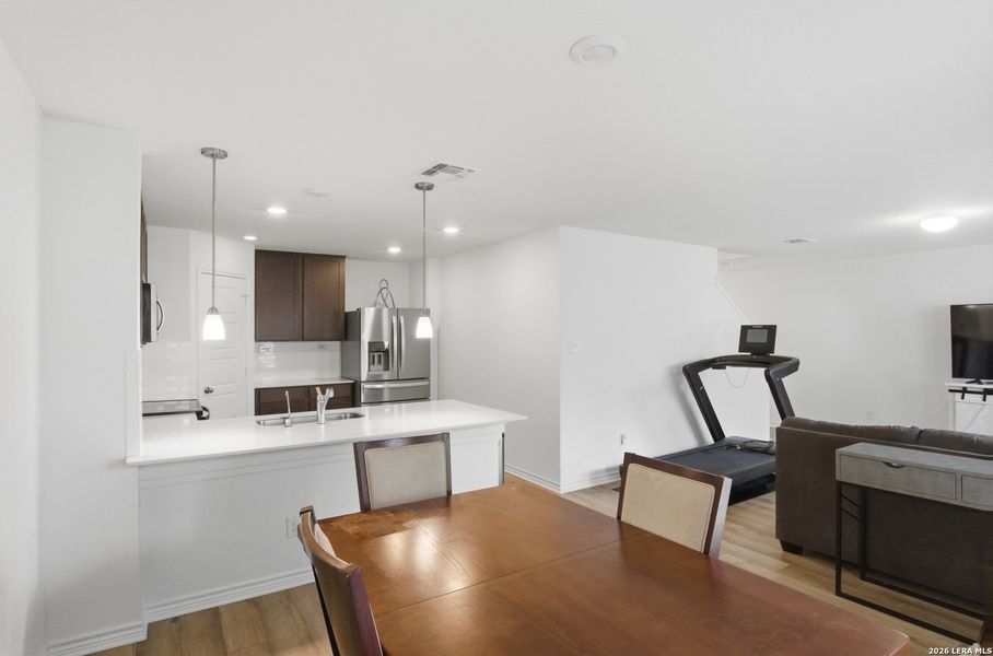 Furnished interior view inside a new home in , San Antonio (Image 10).