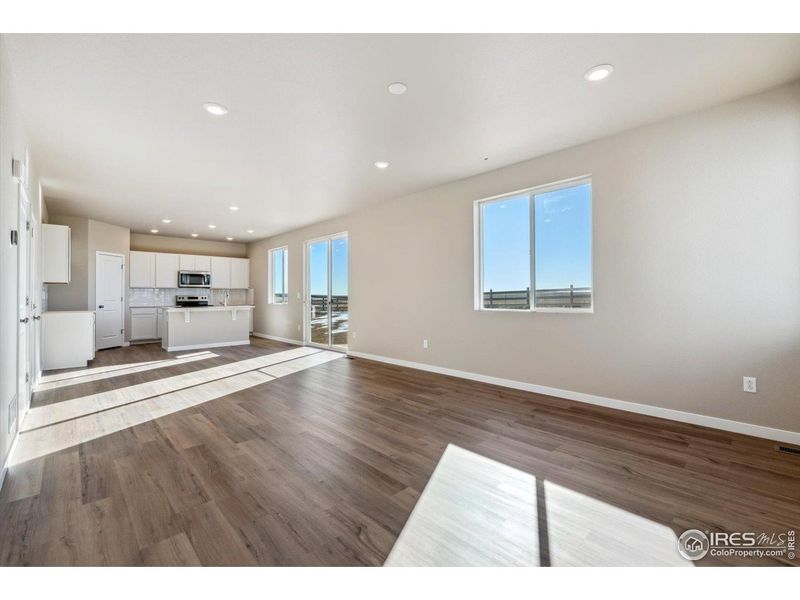 Spacious, unfurnished interior of a new home in The Overlook at Johnstown Farms, Johnstown (Image 9). Spacious, unfurnished interior of a new home in The Overlook at Johnstown Farms, Johnstown (Image 9).