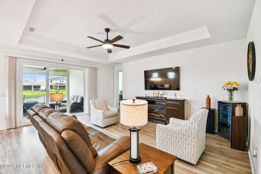Furnished interior view inside a new home in , St. Augustine (Image 34).