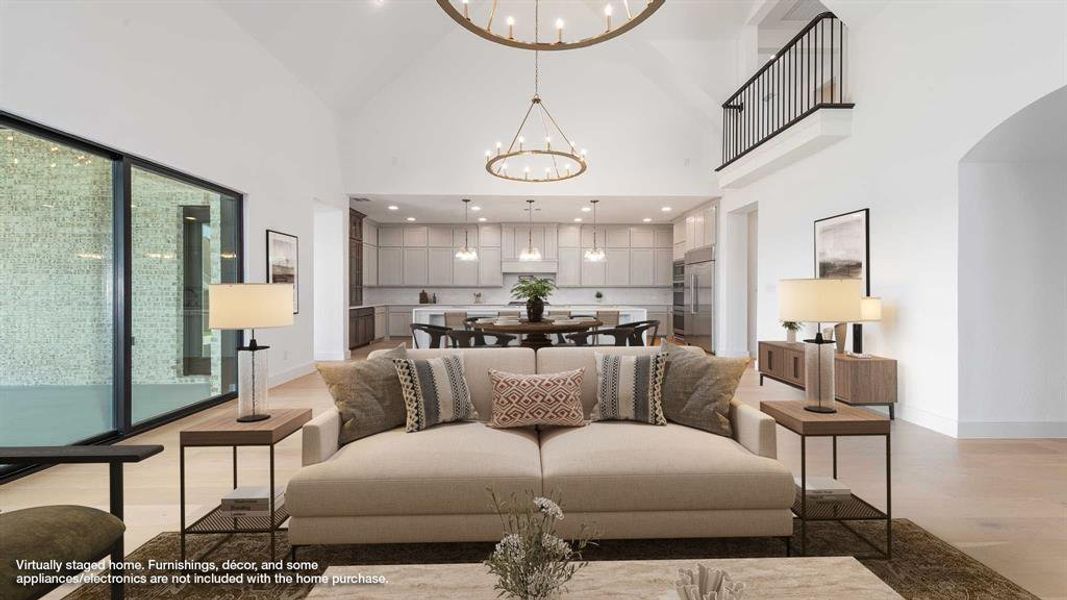 Furnished interior view inside a new home in Adkins Park 70', Hurst (Image 8).