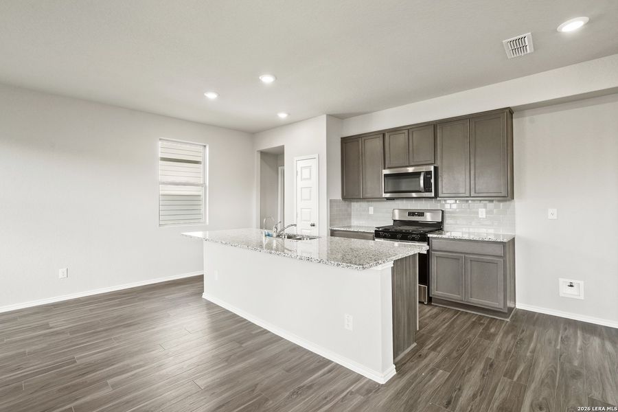 Furnished interior view inside a new home in Blue Ridge Ranch, San Antonio (Image 6).