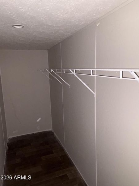Walk in mater closet