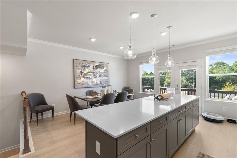 Furnished interior view inside a new home in Silverock, McDonough (Image 9).