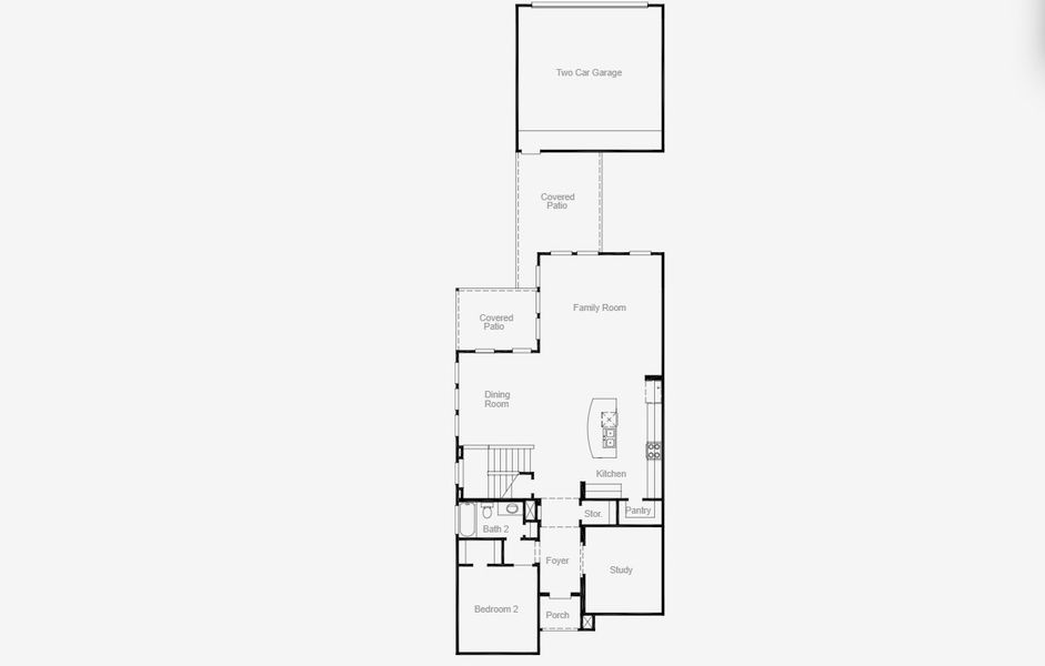2D floor plan layout for the Hudson by Coventry Homes in Trinity Falls 40', McKinney, TX (Image 3). 2D floor plan layout for the Hudson by Coventry Homes in Trinity Falls 40', McKinney, TX (Image 3).