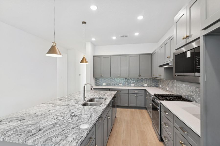 Furnished interior view inside a new home in ARTAVIA 45' Homesites, Conroe (Image 9).