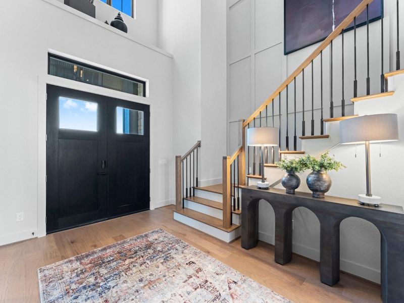 Warm Foyer to great your guests