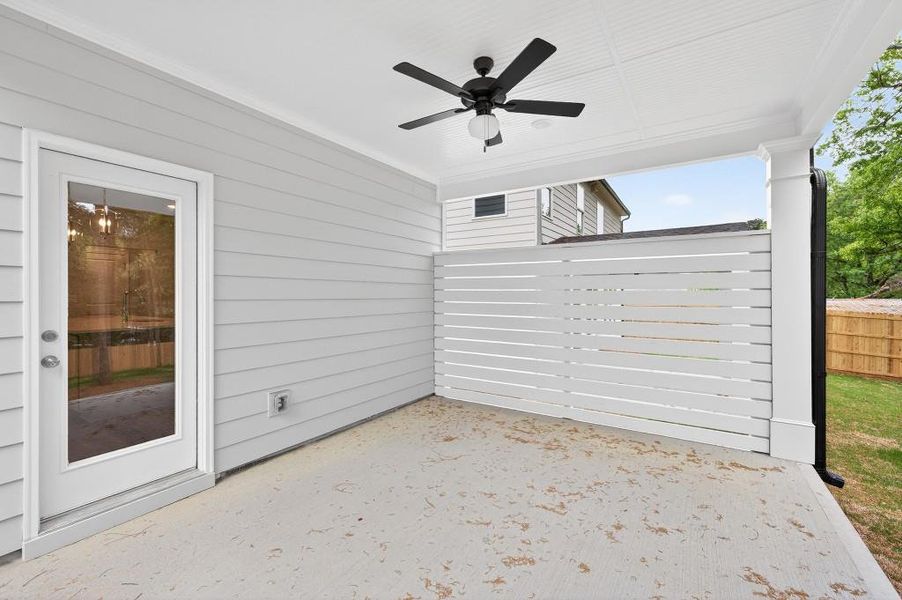 Exterior details and patio area of a home in , Sugar Hill (Image 3).