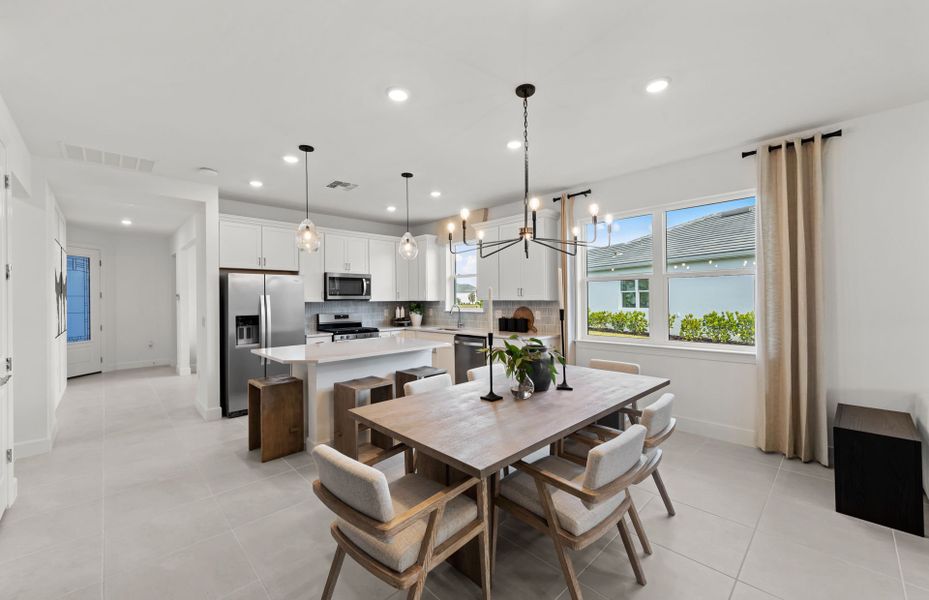 Representative furnished interior of a home built from the Ellenwood by Pulte Homes in Shores at Stillwater, Englewood (Image 21).