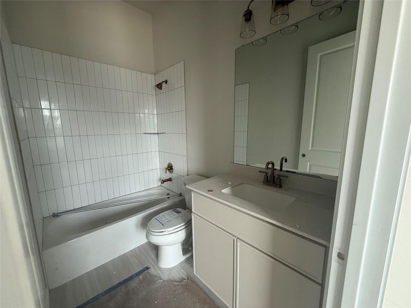 In-progress construction of a new home in Provence, Austin, TX (Image 17).