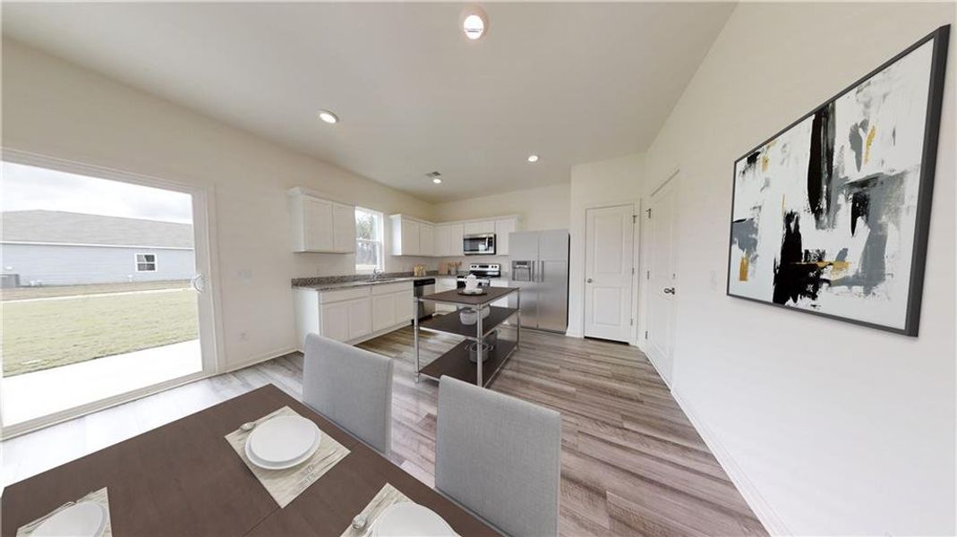 Furnished interior view inside a new home in Crescent Pointe, Carrollton (Image 5).