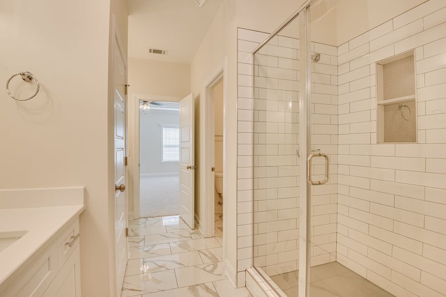 Furnished interior view inside a new home in The Sanctuary, Aiken (Image 9). Furnished interior view inside a new home in The Sanctuary, Aiken (Image 9).