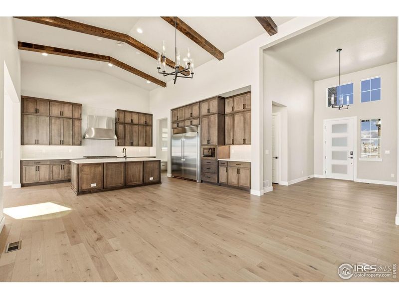 Furnished interior view inside a new home in The Fairways at RainDance, Windsor (Image 5).