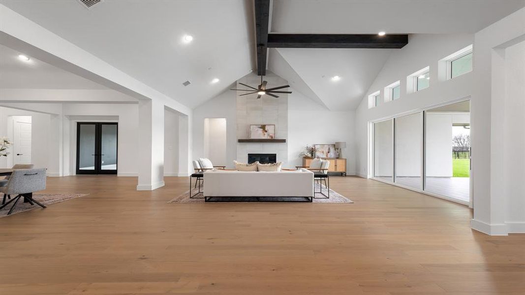 Furnished interior view inside a new home in Enchanted Creek, Lucas (Image 7).