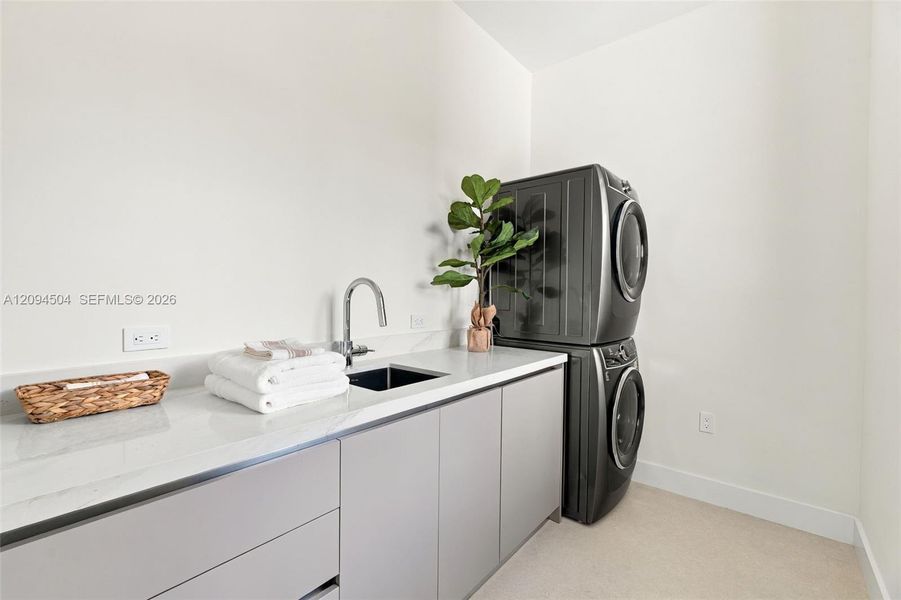 Furnished interior view inside a new home in , South Miami (Image 6).