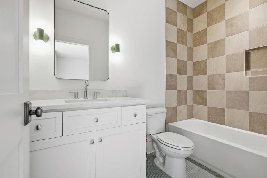 Furnished interior view inside a new home in , Atlanta (Image 10). Furnished interior view inside a new home in , Atlanta (Image 10).