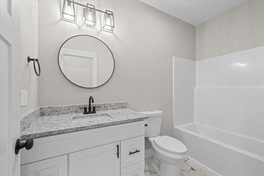 Furnished interior view inside a new home in , Dalton (Image 9).