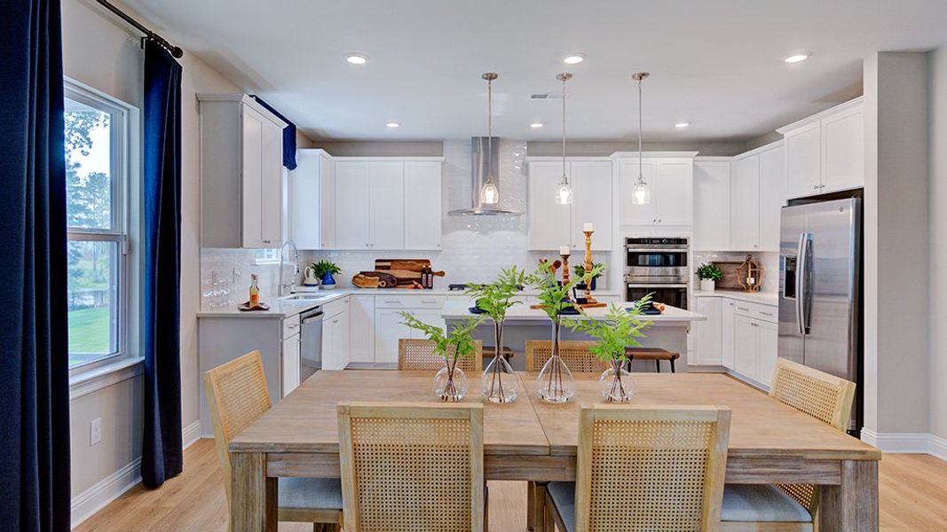 Furnished interior view inside a new home in Hickory Grove, Sanford (Image 34).