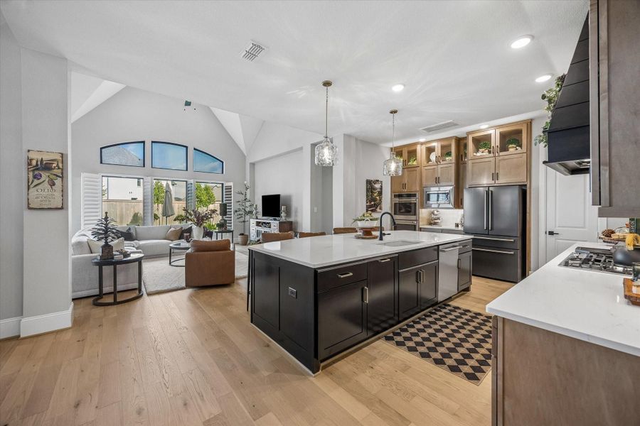 Furnished interior view inside a new home in Prairieland Village - Summit Collection, Cypress (Image 5).