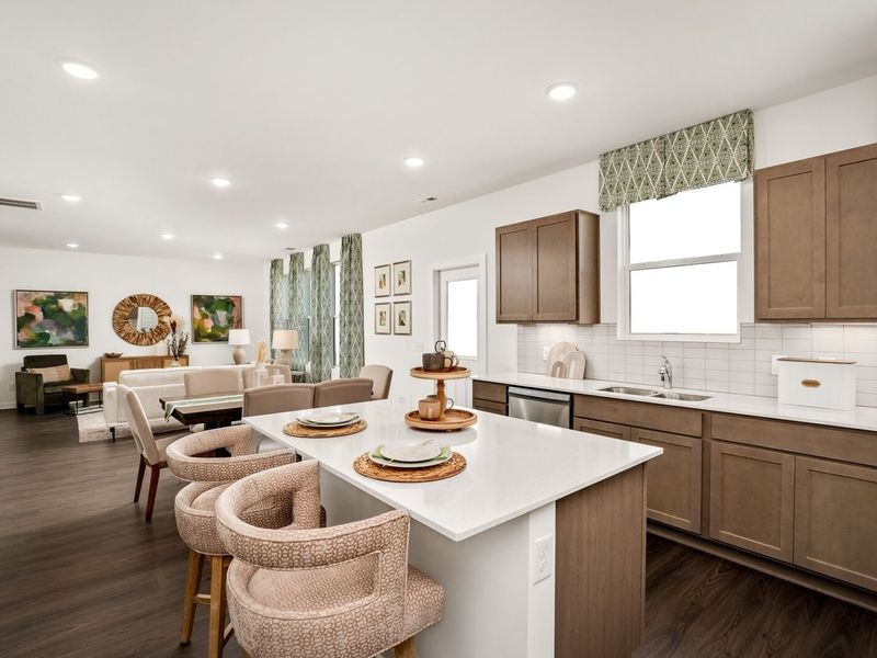 Furnished interior view inside a new home in Sage Farms, White House (Image 17).