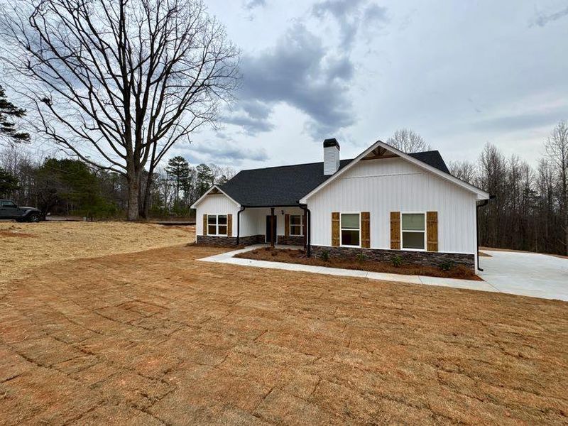 Front exterior of a new home in , Clarkesville, GA, highlighting curb appeal (Image 24).