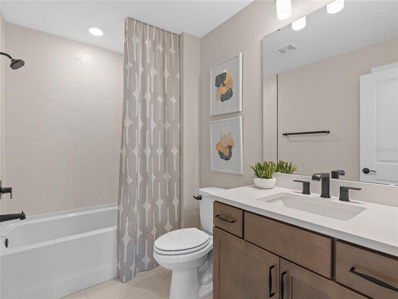 Furnished interior view inside a new home in Bridgewalk, St. Cloud (Image 18).