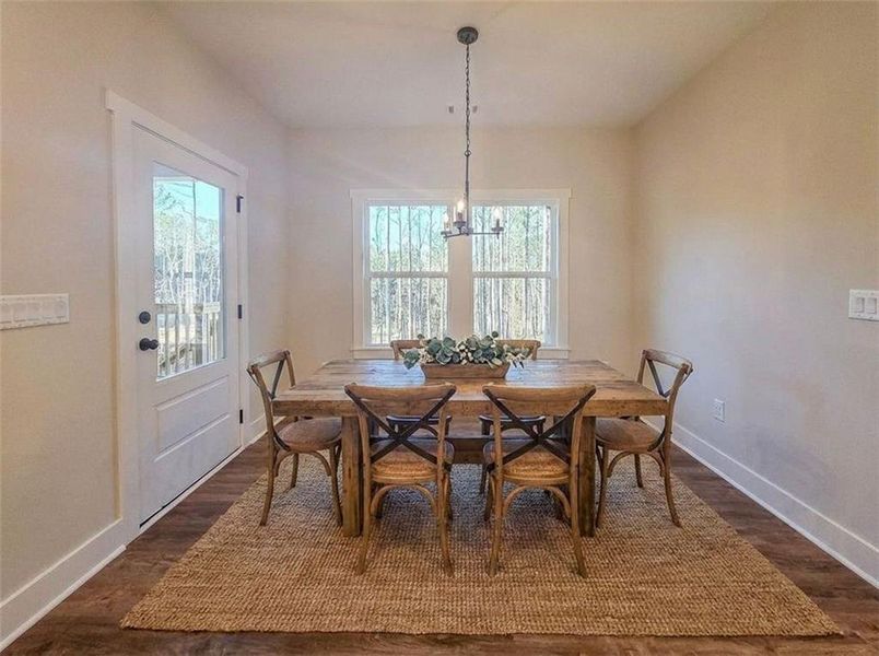 Furnished interior view inside a new home in , Rockmart (Image 19).