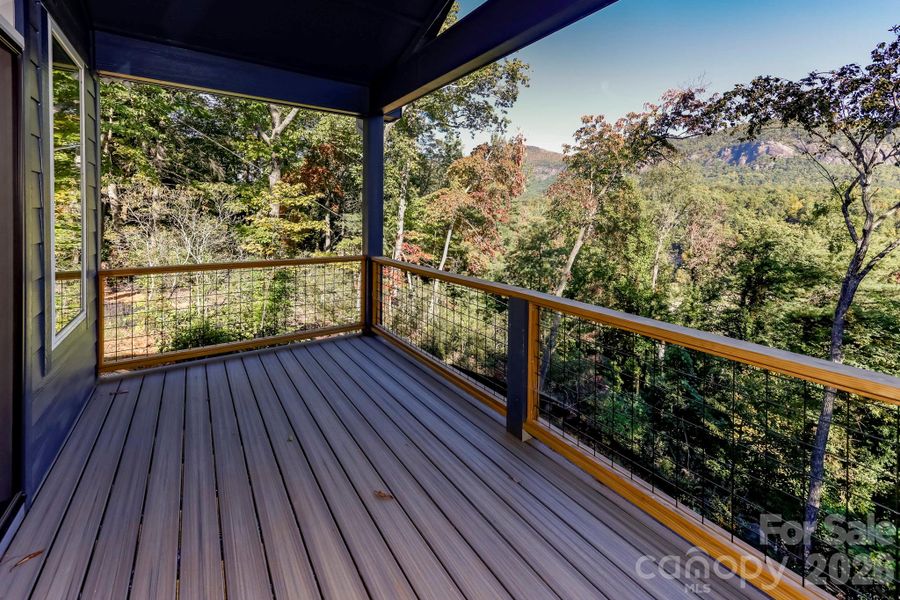 Exterior details and patio area of a home in , Lake Lure (Image 26).