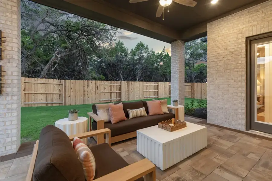 Representative Patio - some options shown