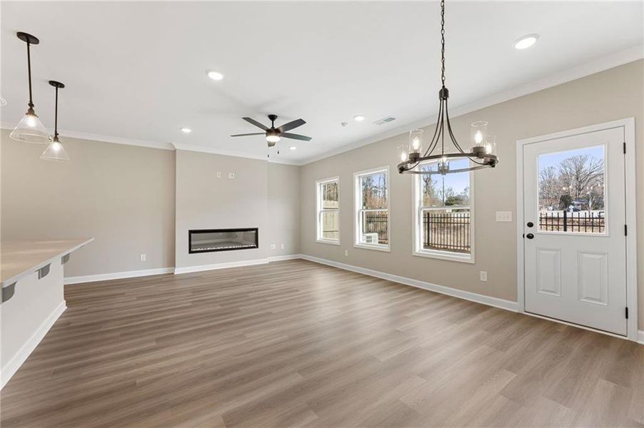 Spacious, unfurnished interior of a new home in River Walk Place, Lawrenceville (Image 17).