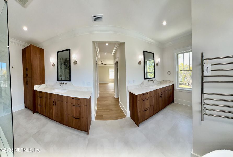 Furnished interior view inside a new home in , Jacksonville (Image 53).