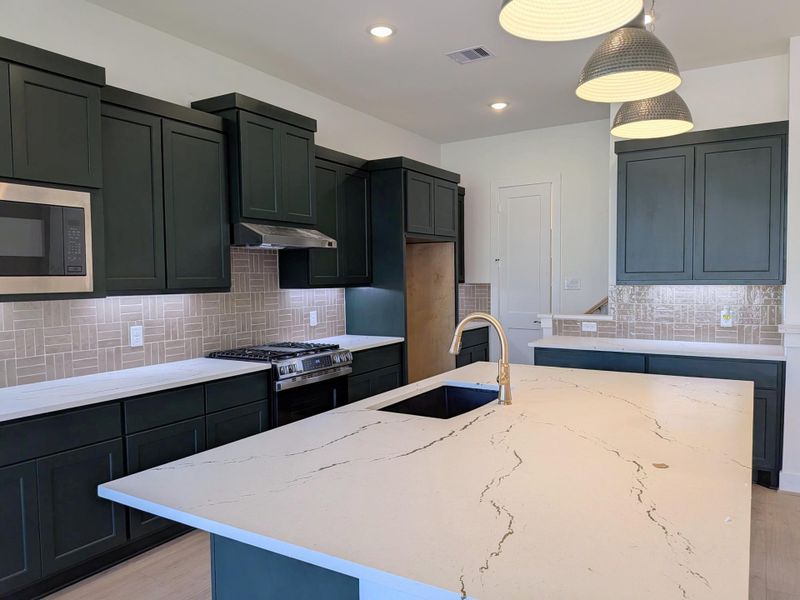 Furnished interior view inside a new home in Artavia, Conroe (Image 5).