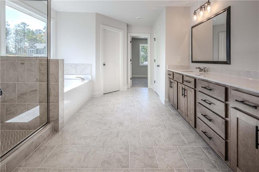 Furnished interior view inside a new home in Woodland Hills, Loganville (Image 17). Furnished interior view inside a new home in Woodland Hills, Loganville (Image 17).