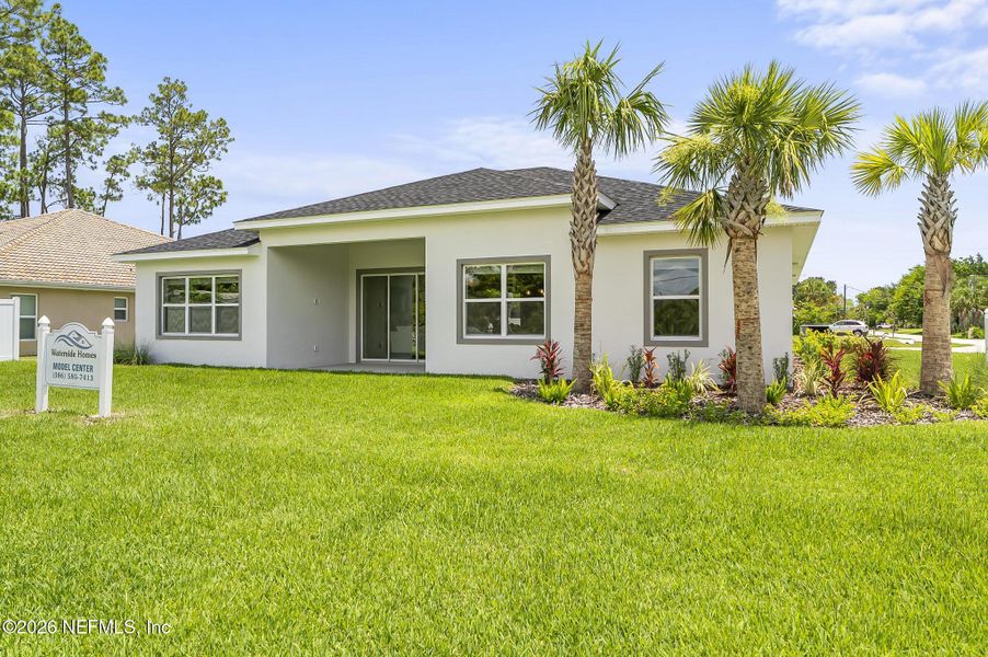 Exterior details and patio area of a home in , Palm Coast (Image 32).