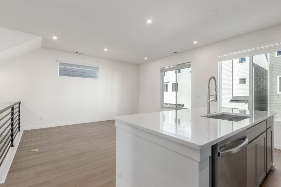 Furnished interior view inside a new home in Parkside at Victory Ridge, Colorado Springs (Image 8).