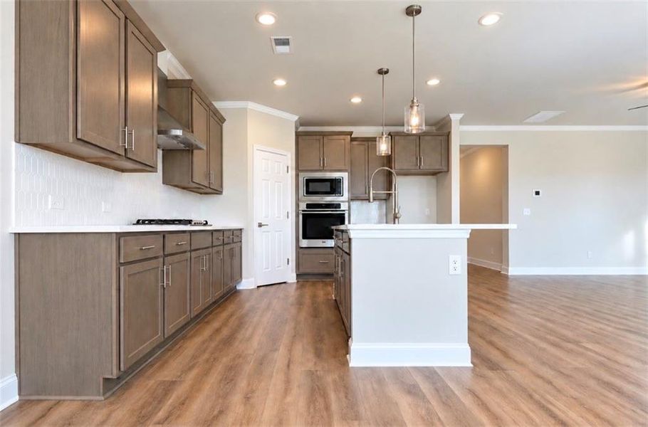 Furnished interior view inside a new home in Wehunt Meadows, Hoschton (Image 5).
