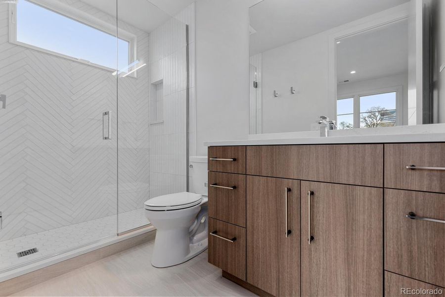 Furnished interior view inside a new home in , Denver (Image 13).